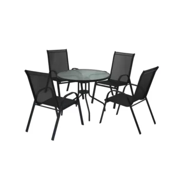 סט פינת אוכל מדריד שולחן עגול + 4