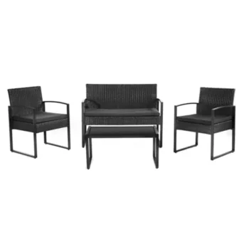 פינת ישיבה לגינה ראטן דגם סיאטל