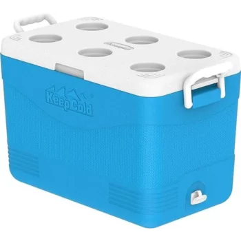 צידנית פרמיום 46 ליטר עם מחזיקי כוסות