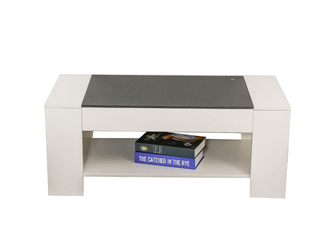 שולחן סלון דגם ג'וזף - לבן שולחן סלון דגם ג'וזף - לבן