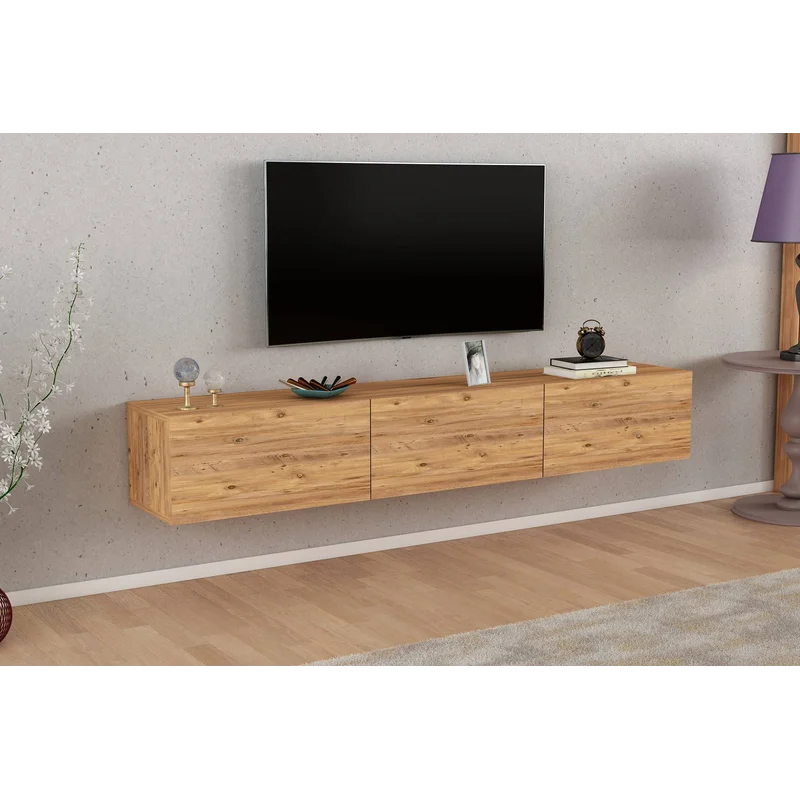 מזנון צף ברוחב 180 סמ גוון אורן אטלנטי דגם אנדי מזנון צף ברוחב 180 סמ גוון אורן אטלנטי דגם אנדי ANDEY