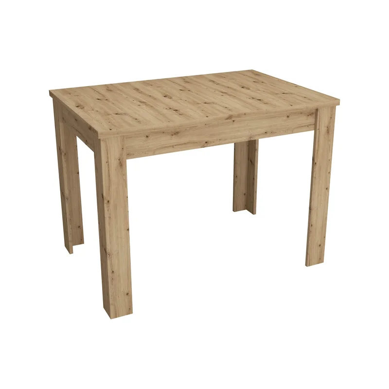 שולחן אוכל בעיצוב מודרני בגוון אלון 102X69 ס"מ דגם וינה אלון שולחן אוכל בעיצוב מודרני בגוון אלון 102X69 ס"מ דגם וינה אלון – תמונה 3