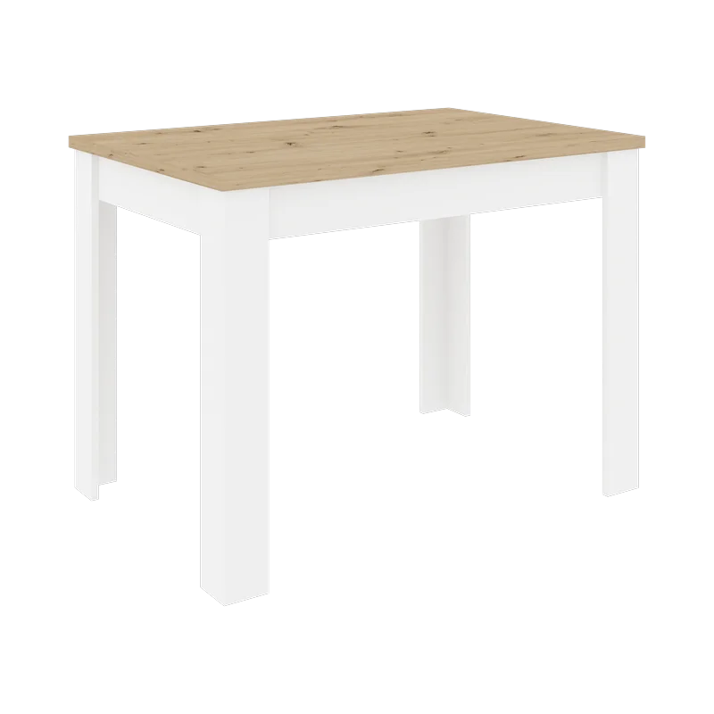 שולחן אוכל בעיצוב מודרני בגוון אלון 102X69 ס"מ דגם וינה שולחן אוכל בעיצוב מודרני בגוון אלון 102X69 ס"מ דגם וינה – תמונה 6