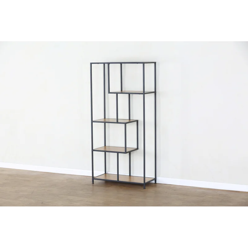 גלדיולוס אגוז - שחור - ספריה אסימטרית מעוצבת גלדיולוס אגוז - שחור - 3143L - ספריה אסימטרית מעוצבת