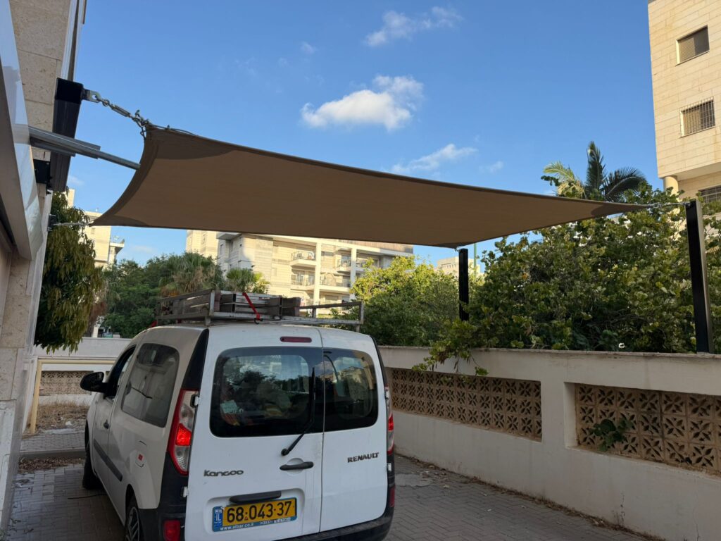 רשת צל חניה בנתניה